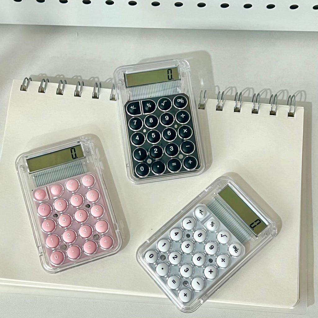 Mini Candy Button Pocket Calculator