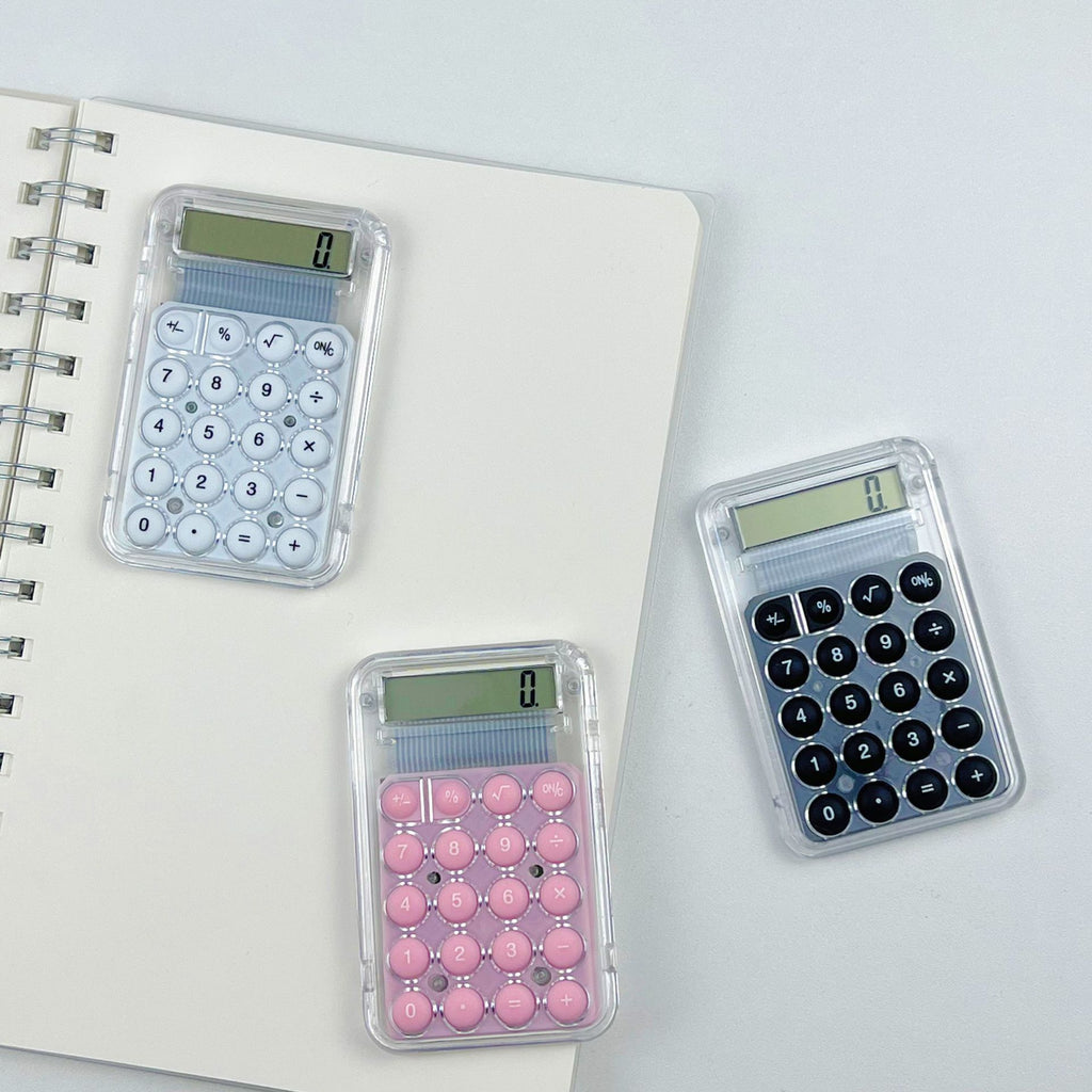 Mini Candy Button Pocket Calculator