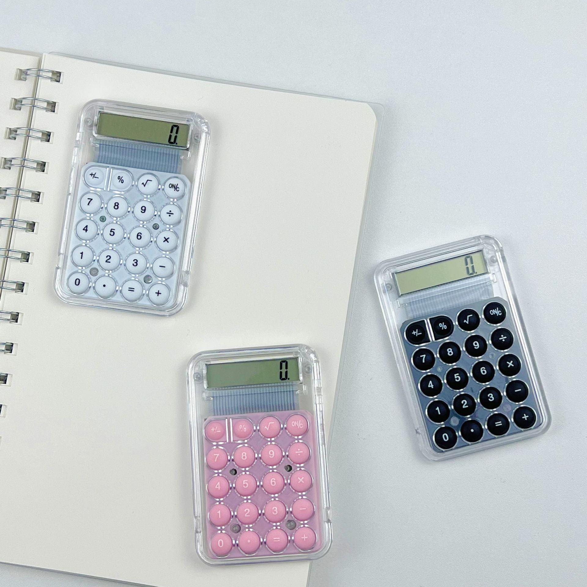 Mini Candy Button Pocket Calculator