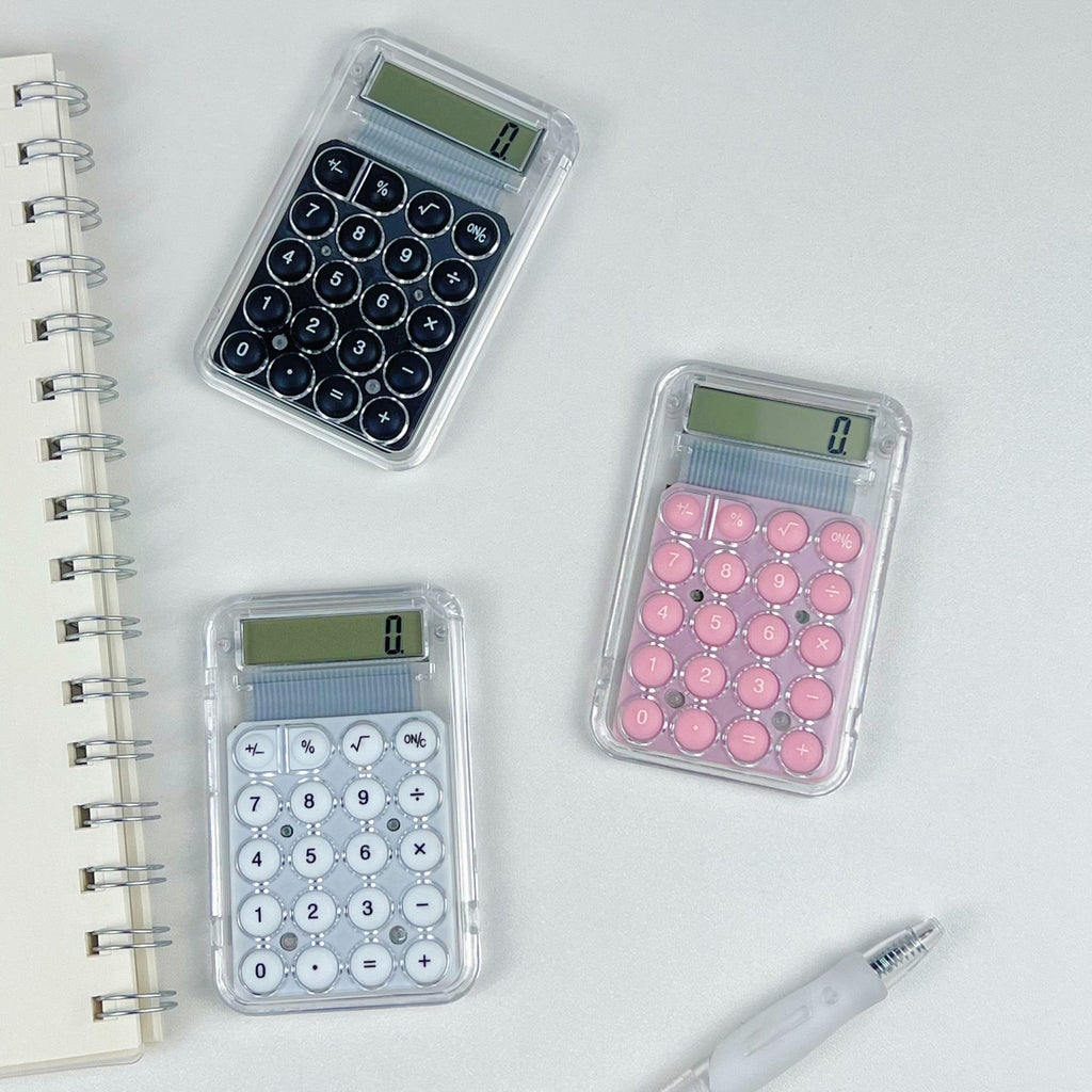 Mini Candy Button Pocket Calculator
